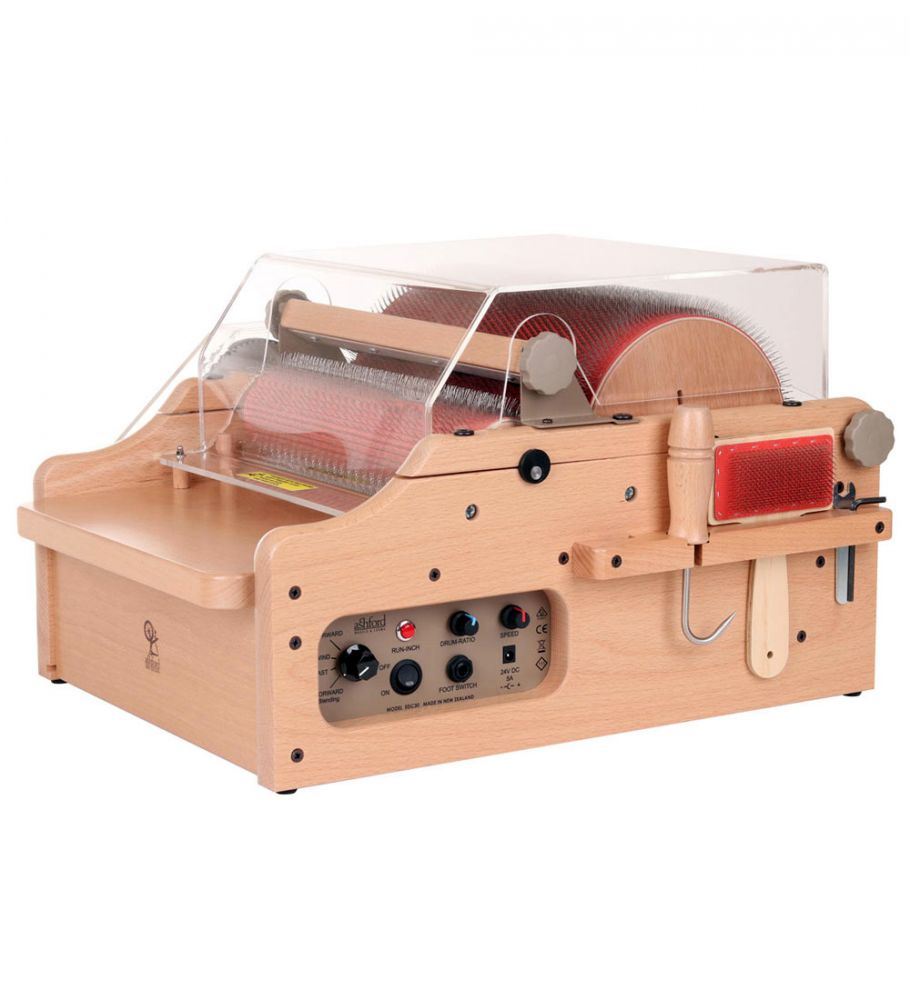 Ashford eCARDER 30 Electric Drum Carder Carding Machine 72 PPSI